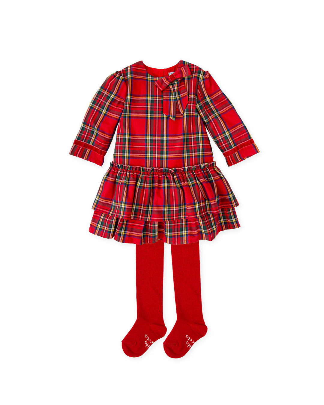 VESTIDO ROJO CON LEOTARDOS