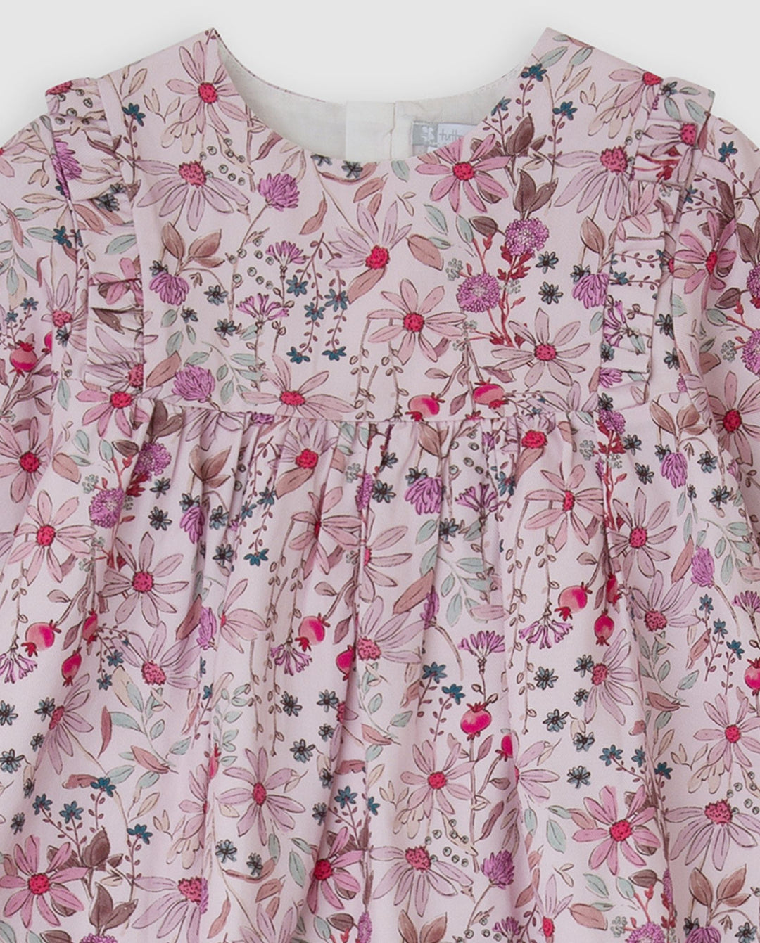 VESTIDO PÉTALO FLORES CON CALCETINES