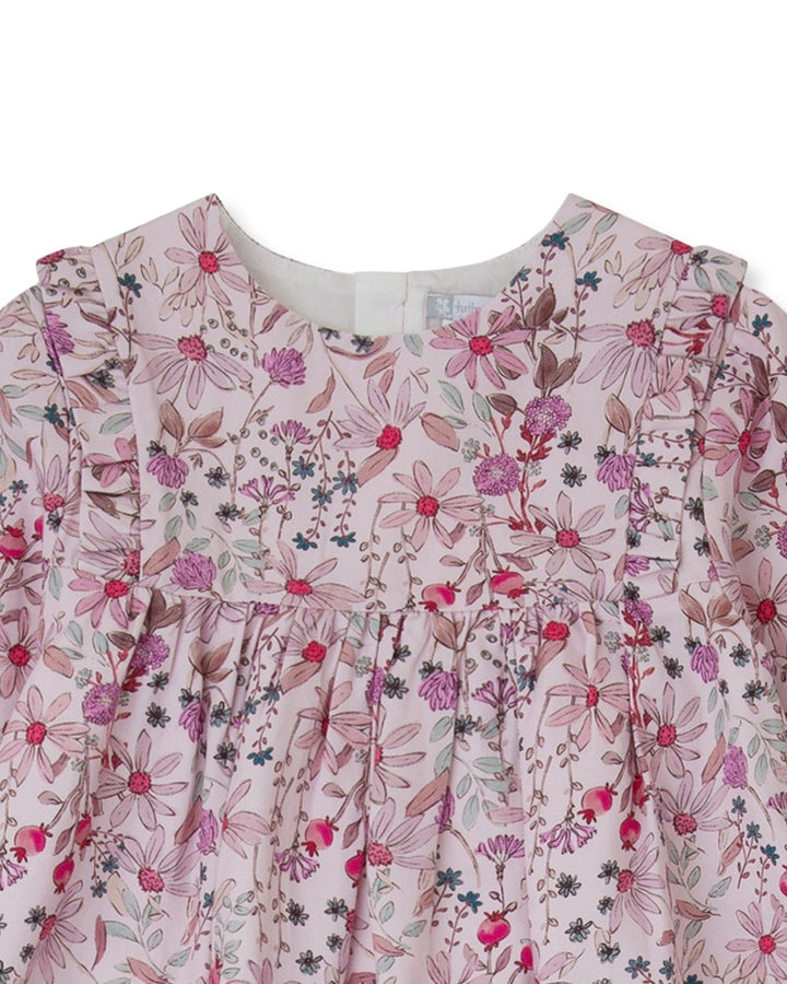 VESTIDO PÉTALO FLORES CON CALCETINES