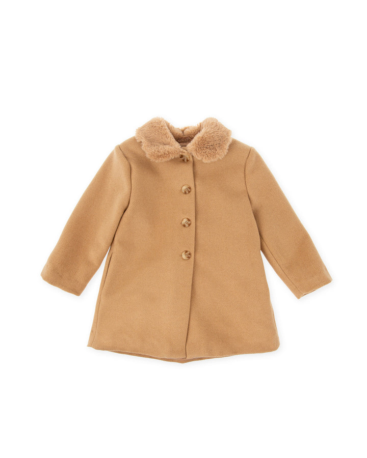 CAMEL CLOTH COAT