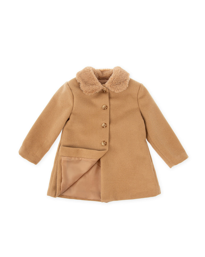 CAMEL CLOTH COAT