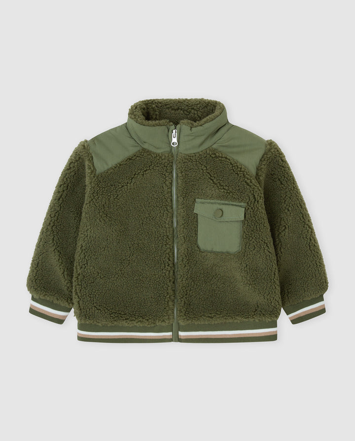 CHAQUETA BORREGUITO CAQUI