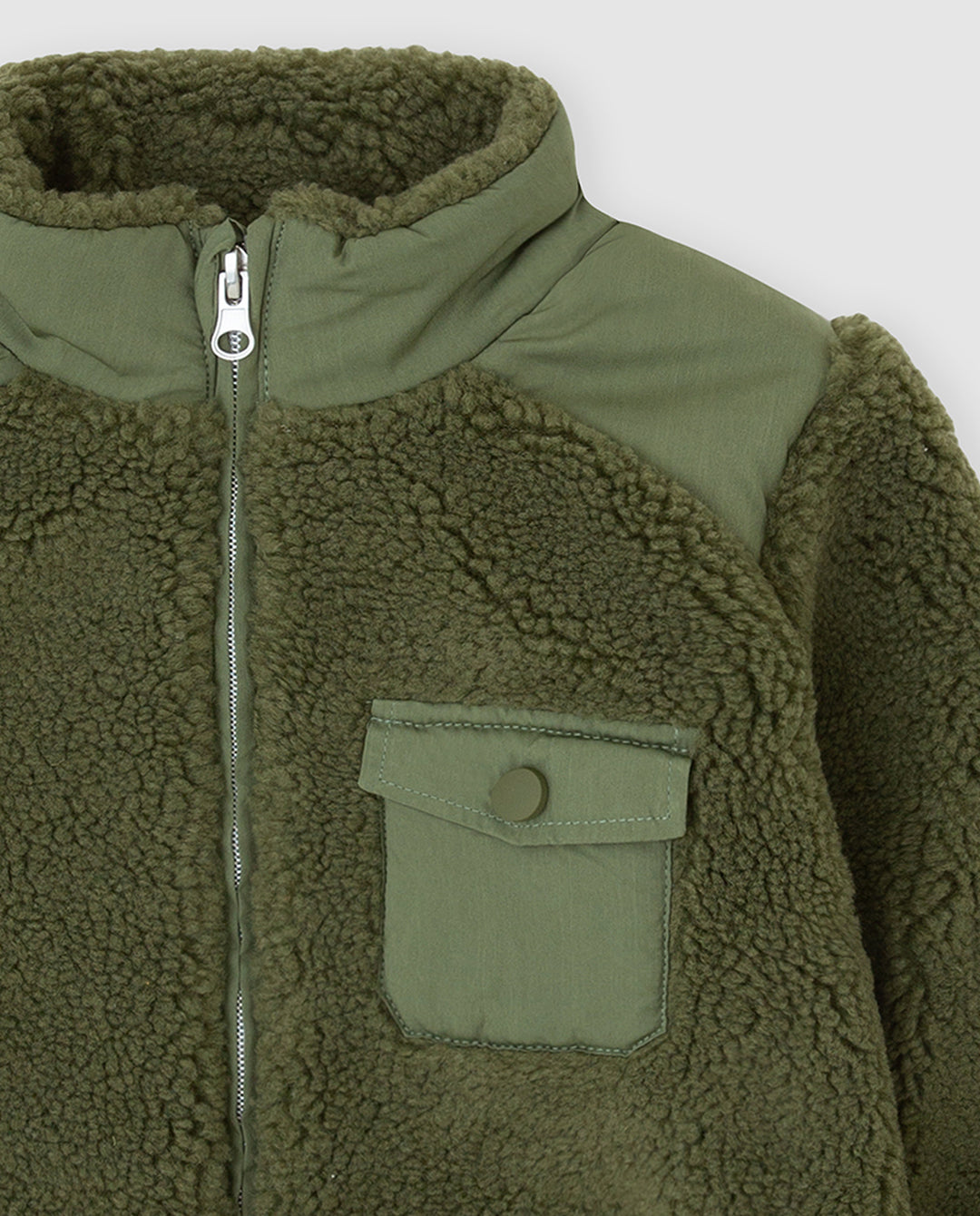 CHAQUETA BORREGUITO CAQUI