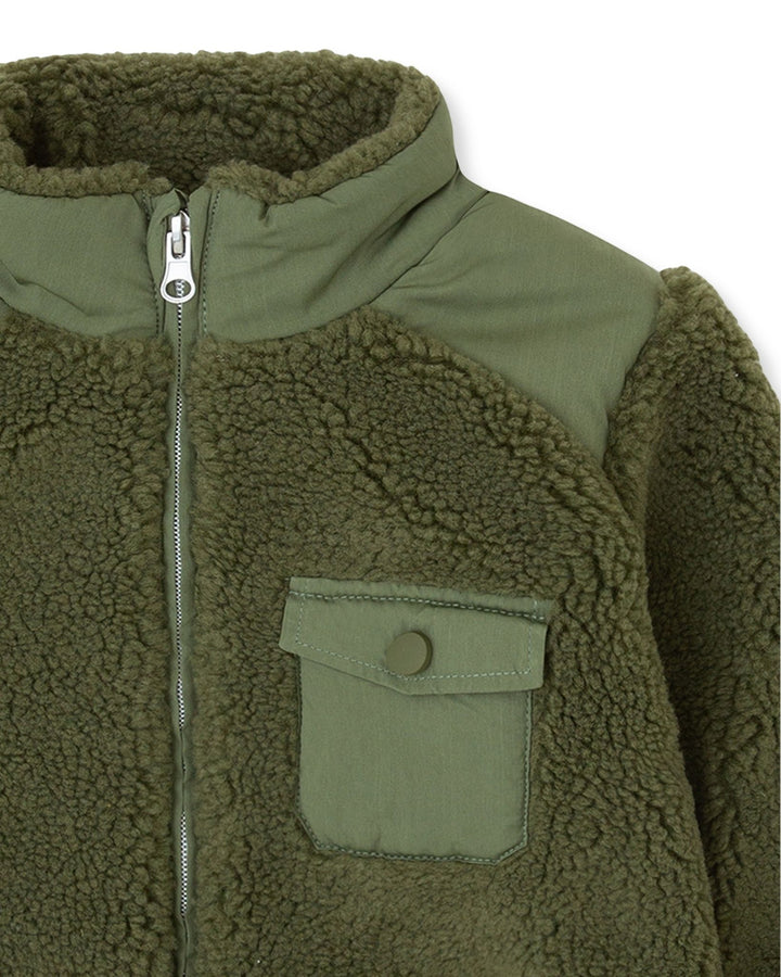 CHAQUETA BORREGUITO CAQUI