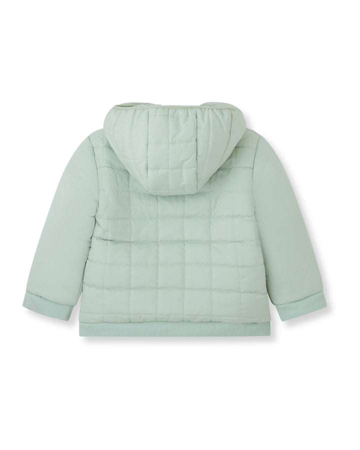 PARKA CON CAPUCHA ACOLCHADA AGUAMARINA