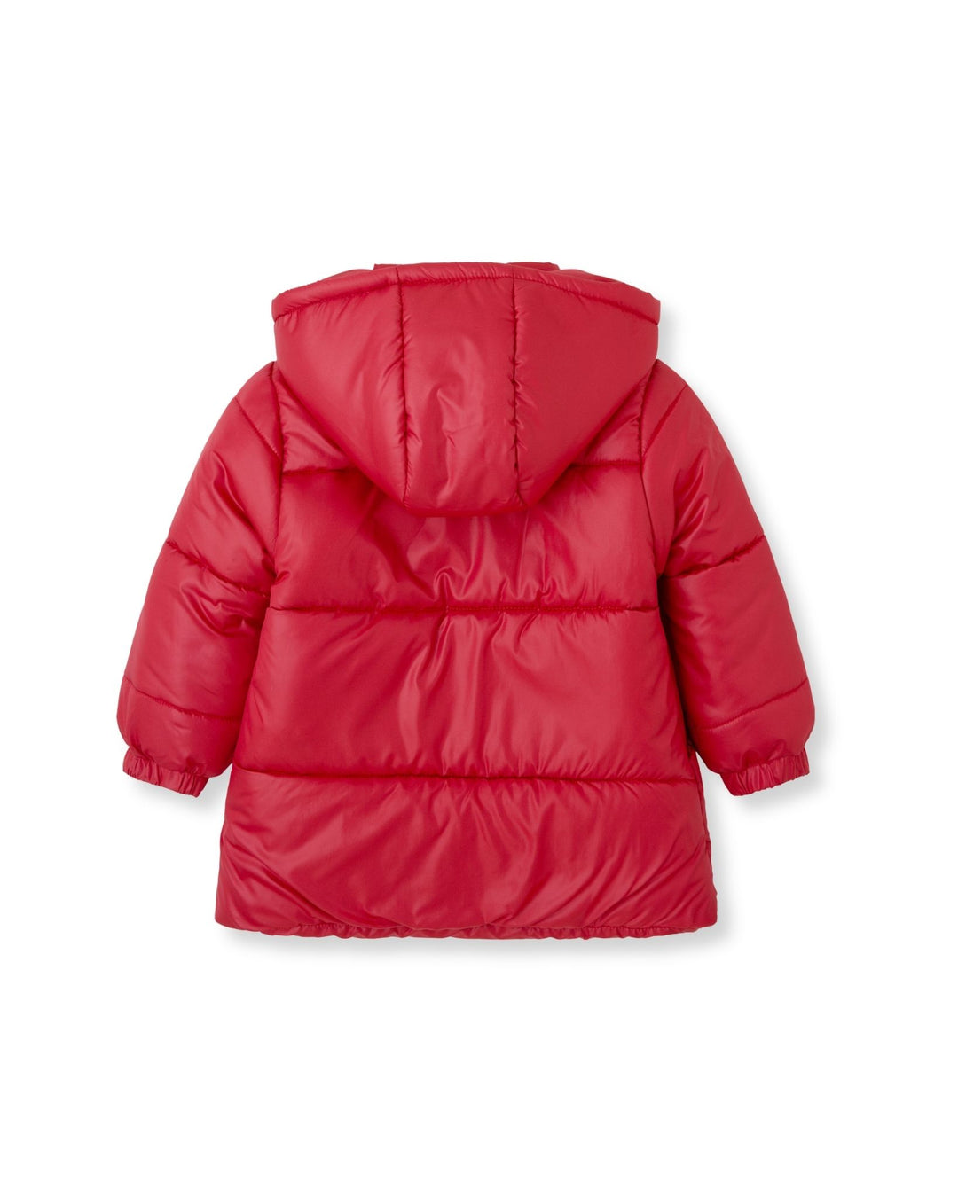 PARKA CON CAPUCHA ACOLCHADA CARMÍN