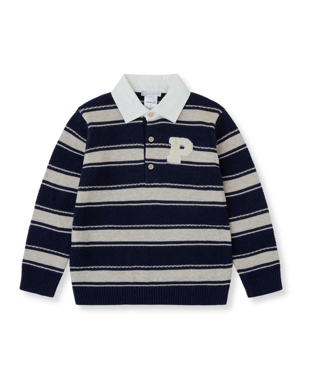 POLO TRICOT AZUL RAYAS