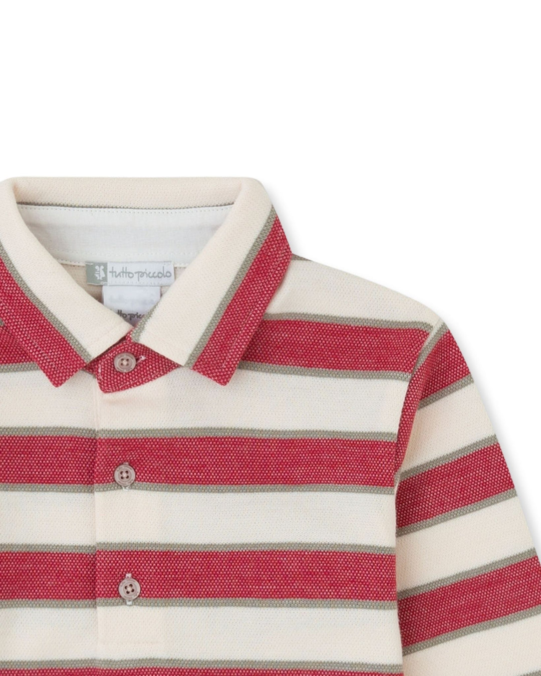 POLO RAYAS CARMÍN