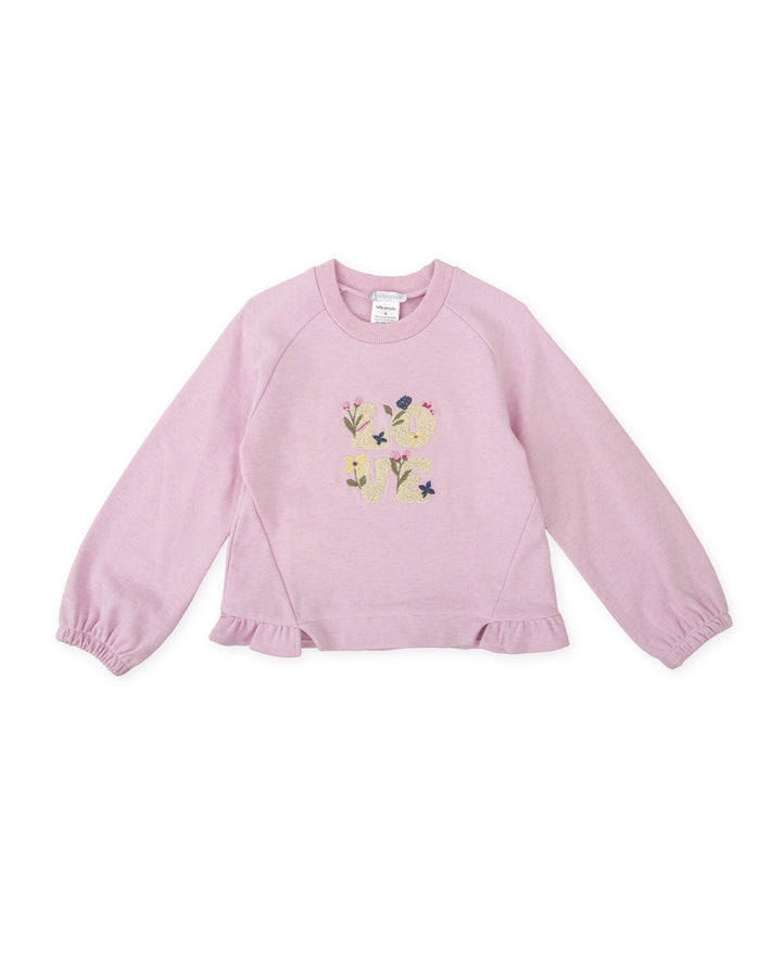 EMBROIDERED MAUVEA T-SHIRT