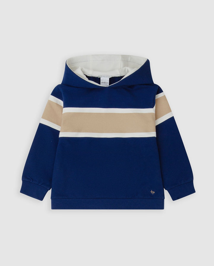 SUDADERA AZUL MARINO RAYA