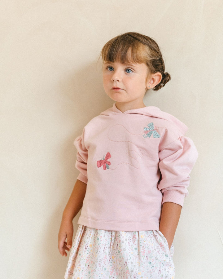 SUDADERA PÉTALO MARIPOSAS