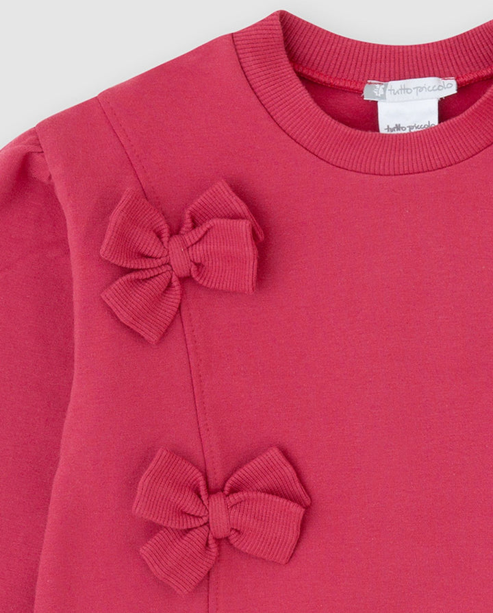 SUDADERA LAZOS CARMÍN