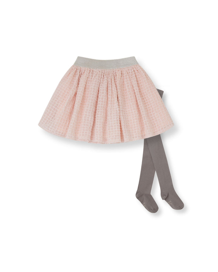 FALDA PÉTALO CON LEOTARDOS