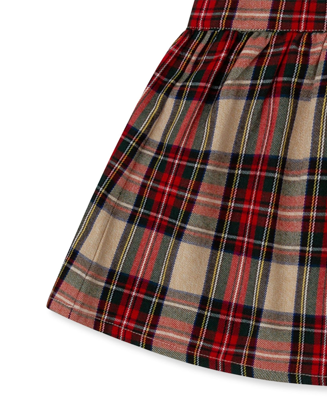 FALDA ROJA CUADROS CON CALCETINES