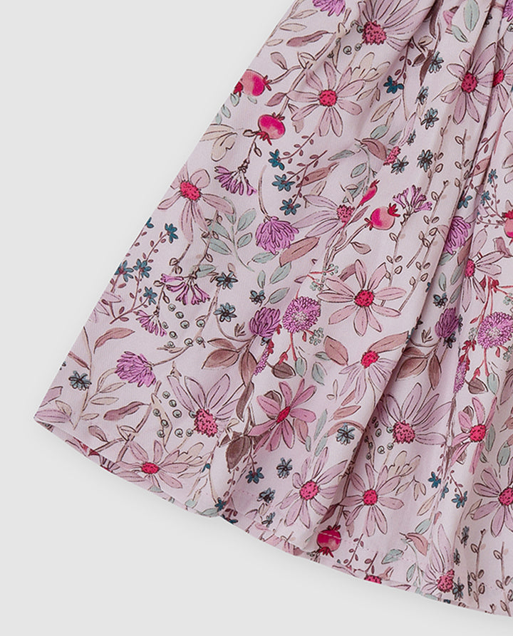 FALDA-PANTALÓN PÉTALO FLORES
