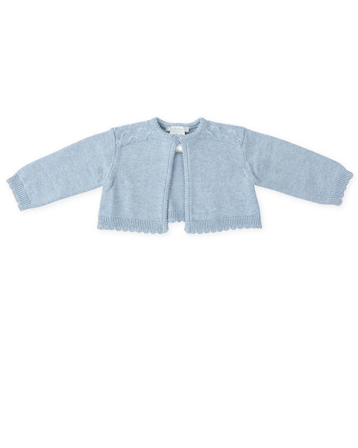 PORCELAIN KNITTED CARDIGAN