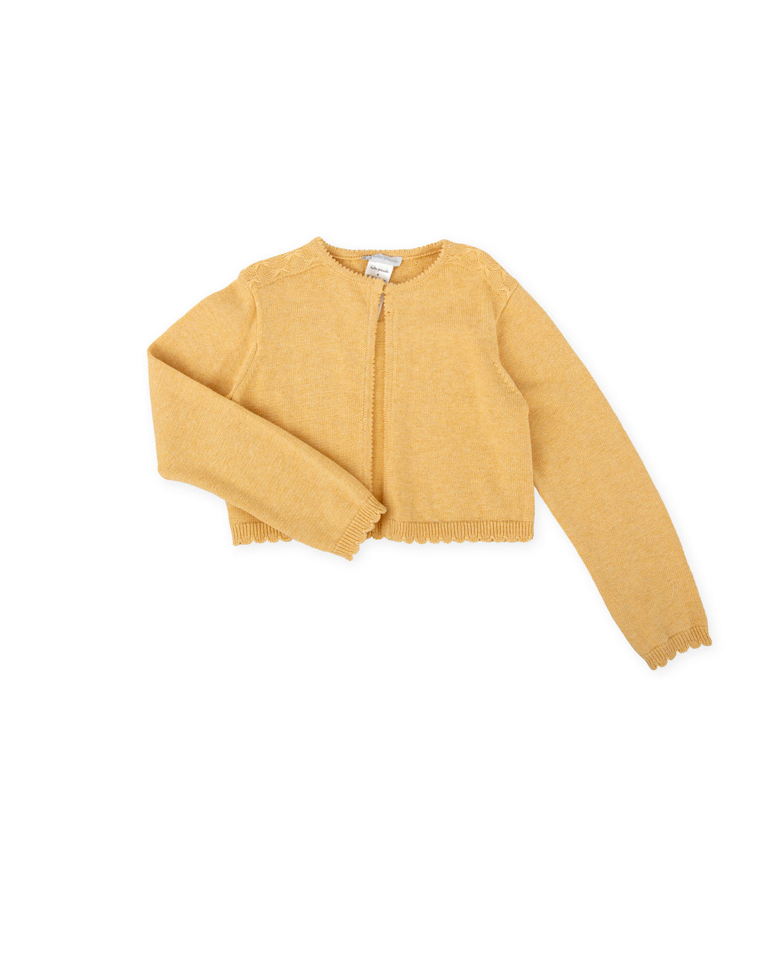 CHAQUETA TRICOT MOSTAZA