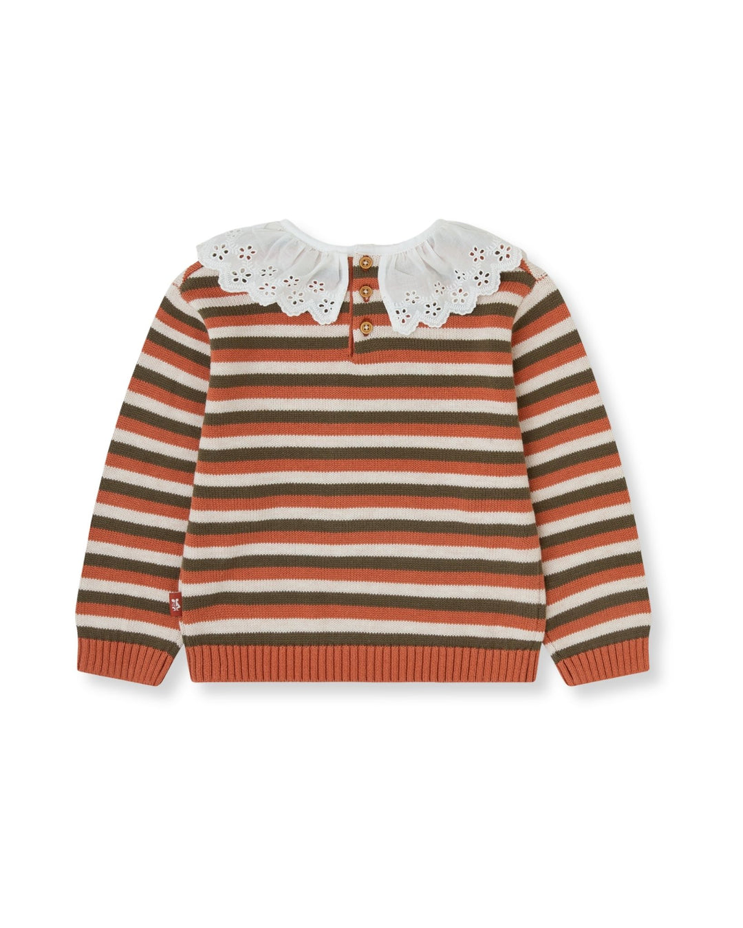 JERSEY TRICOT RAYAS CON VOLANTE
