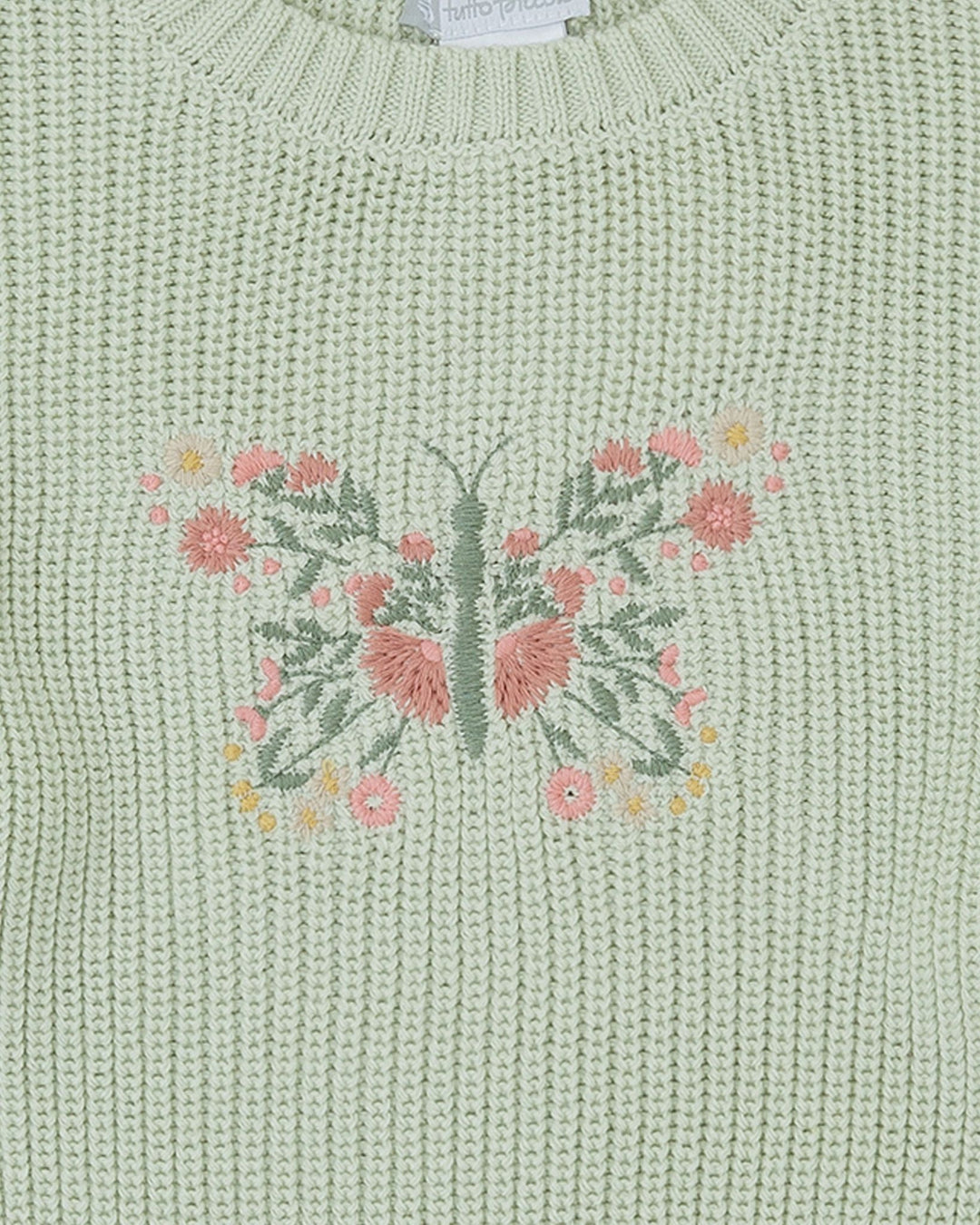 JERSEY TRICOT AGUAMARINA MARIPOSA