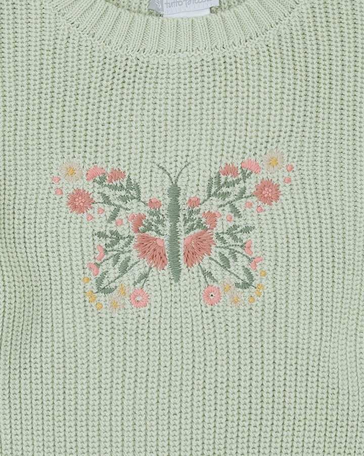 JERSEY TRICOT AGUAMARINA MARIPOSA