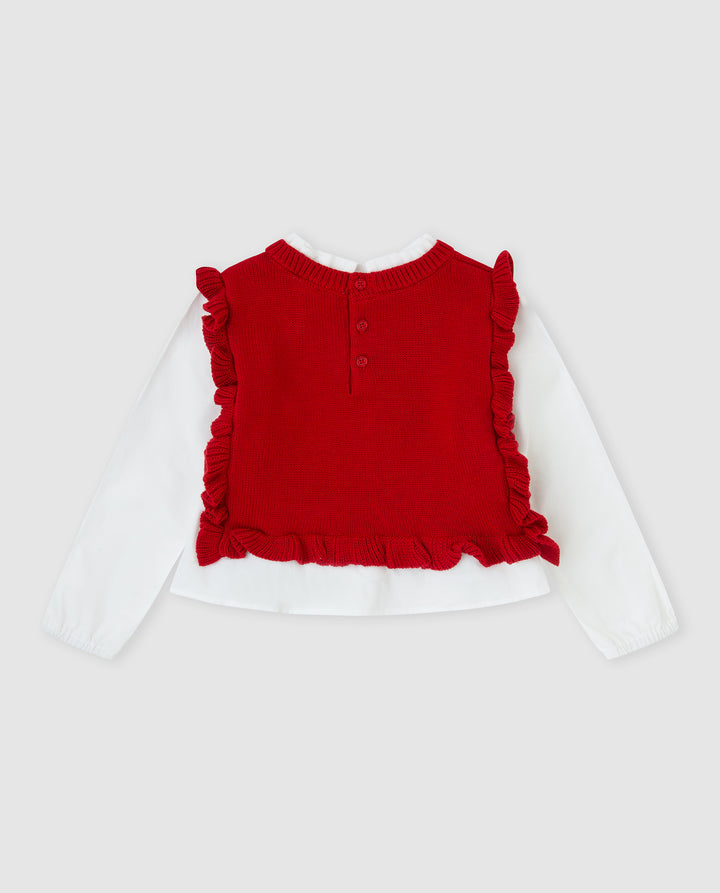 JERSEY TRICOT ROJO