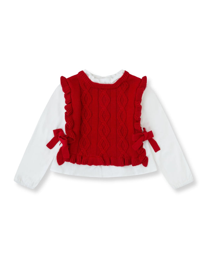 JERSEY TRICOT ROJO
