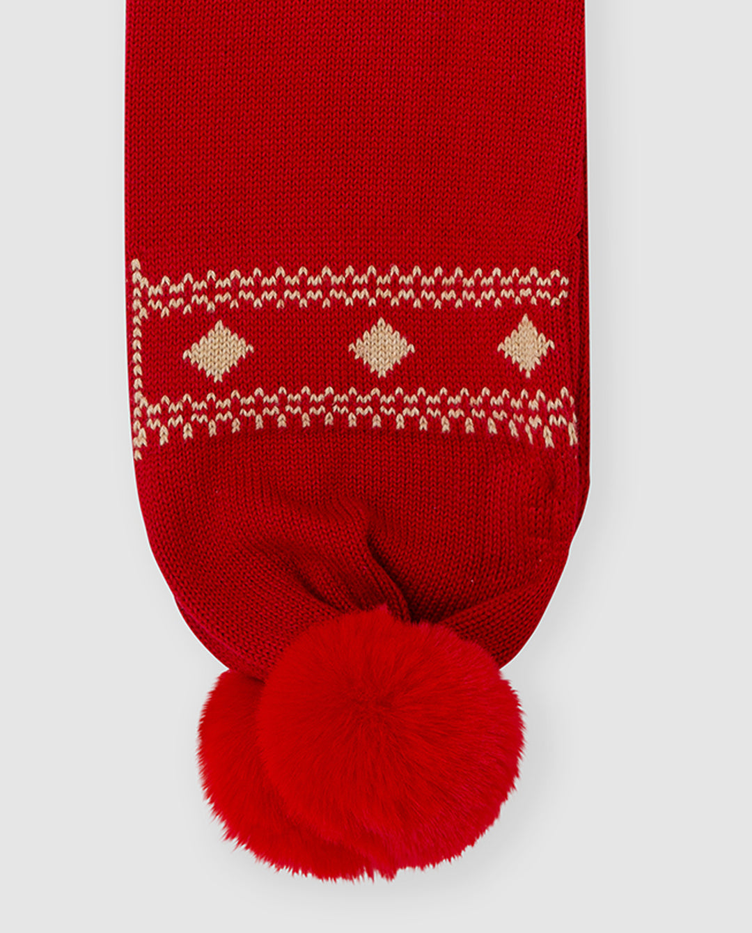 CONJUNTO BOINA Y BUFANDA ROJO