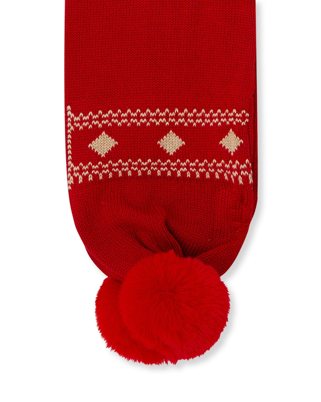 CONJUNTO BOINA Y BUFANDA ROJO