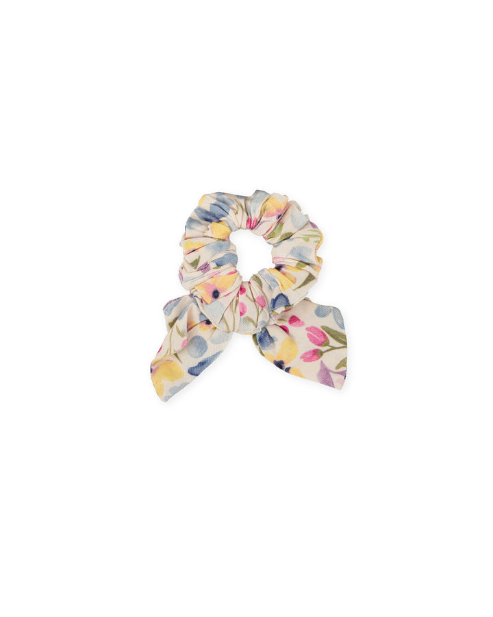 PURPLE BOW SCRUNCHIE