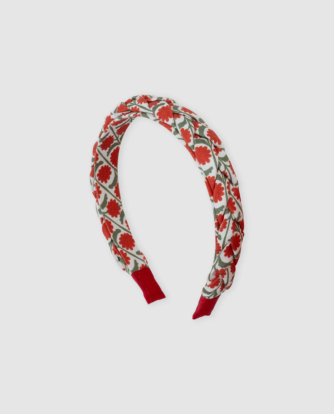 DIADEMA CARMÍN FLORES