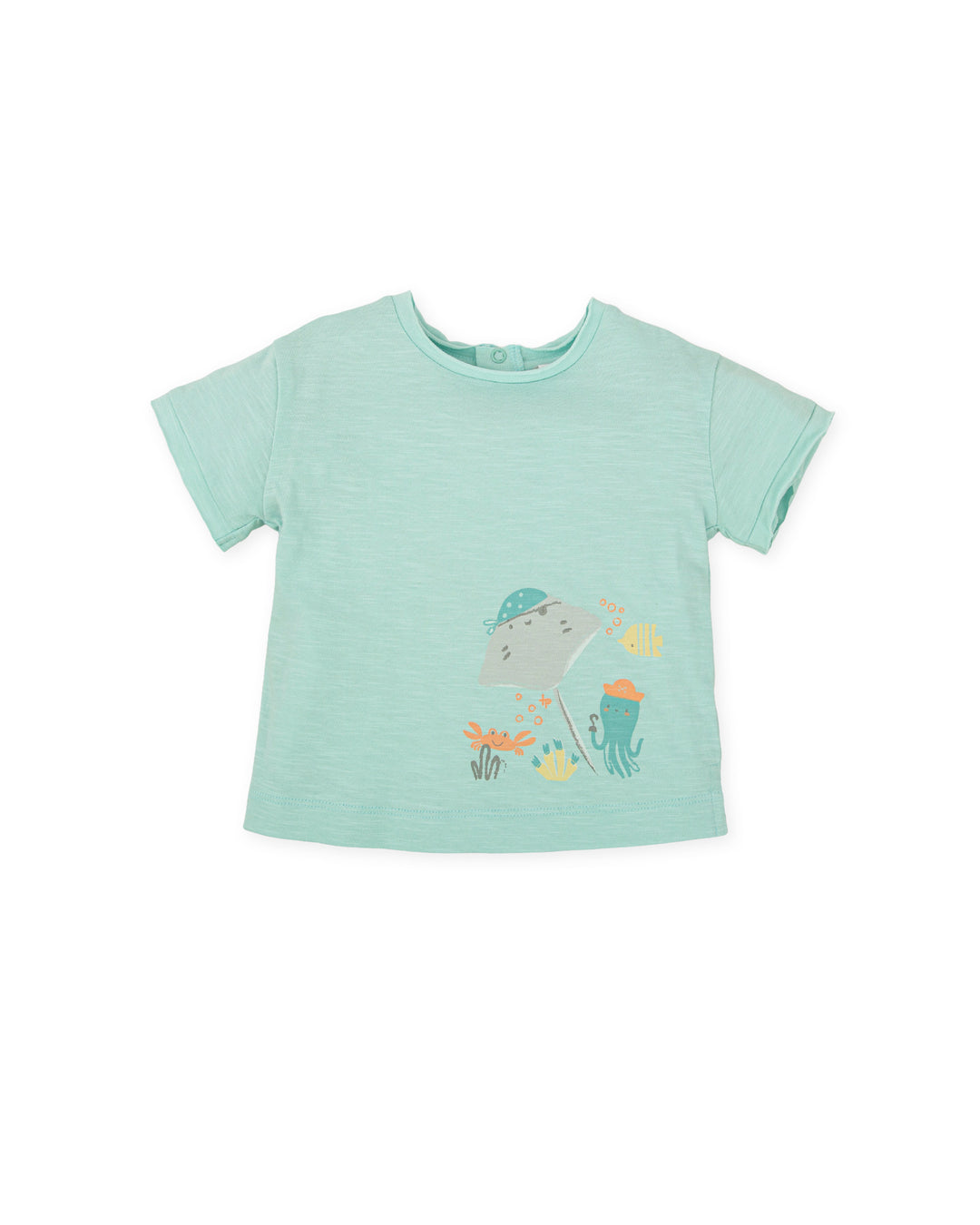 CAMISETA VERDE MAR