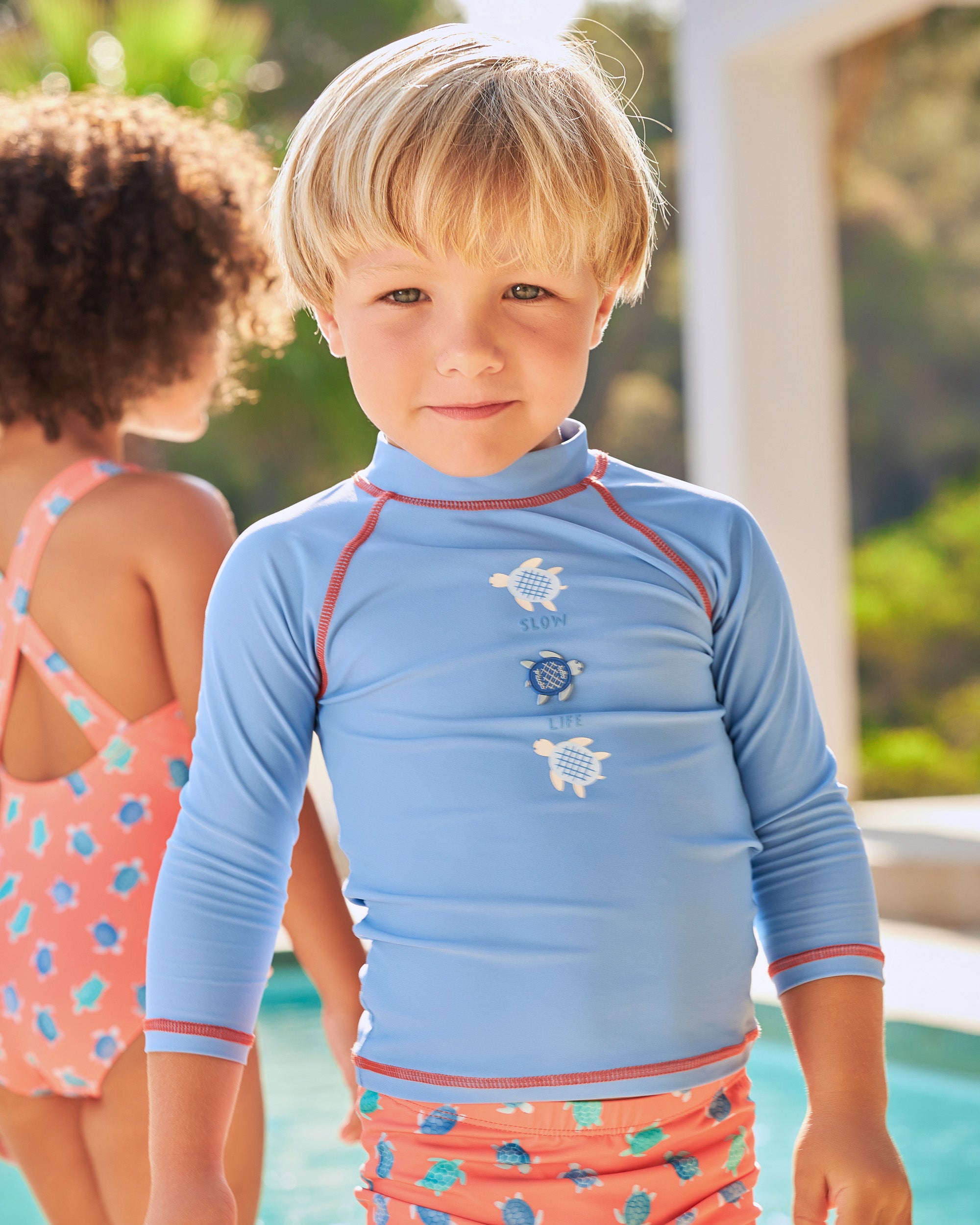 Rash Guard Boy Long Sleeve Boys Swim Wear Boys' UPF 50+ Rash Guard