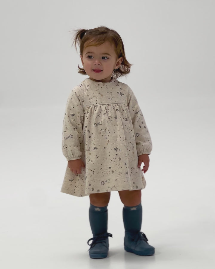 ABITO ECRU SPAZIO CON CALZINI