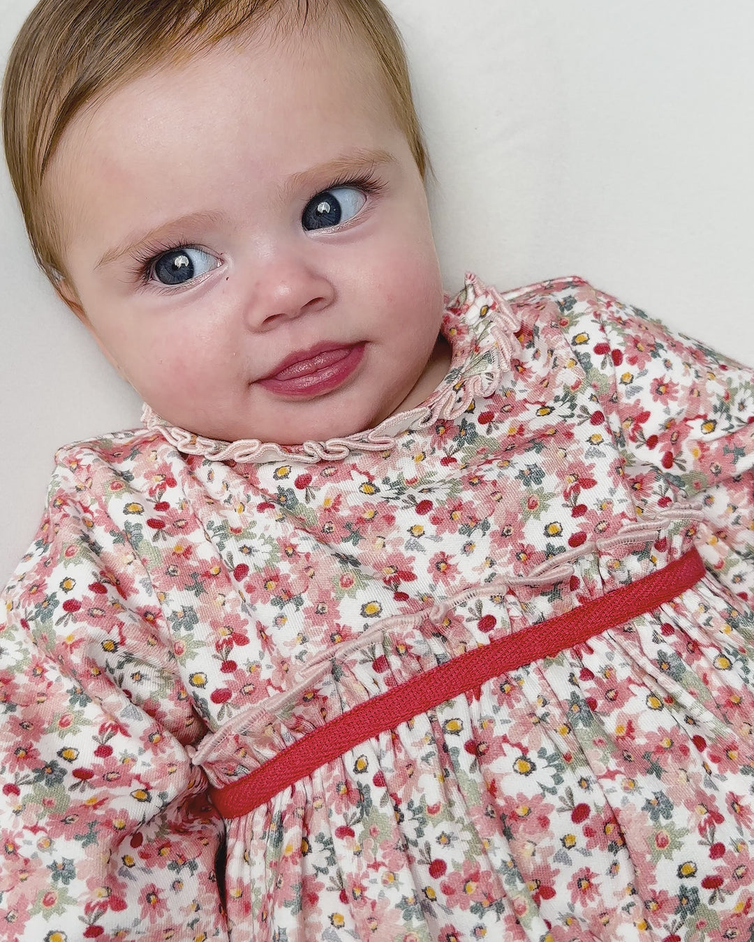 ABITO PETALO FIORI CON COLLANT