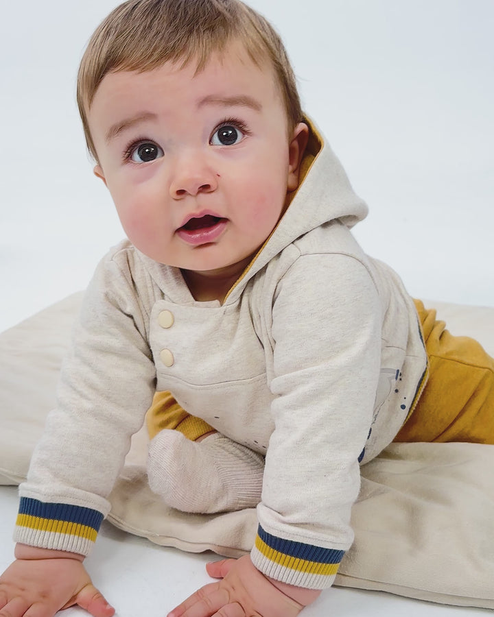 MUSTARD DOG TWO PIECES SET