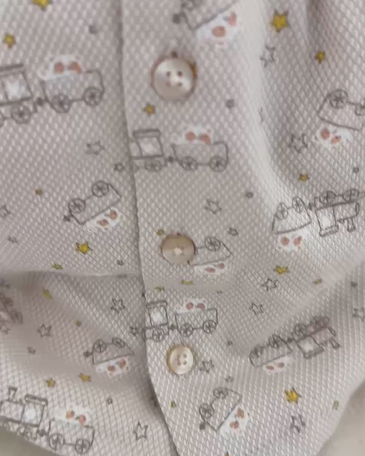 ABITO SABBIA TRENI CON COLLANT