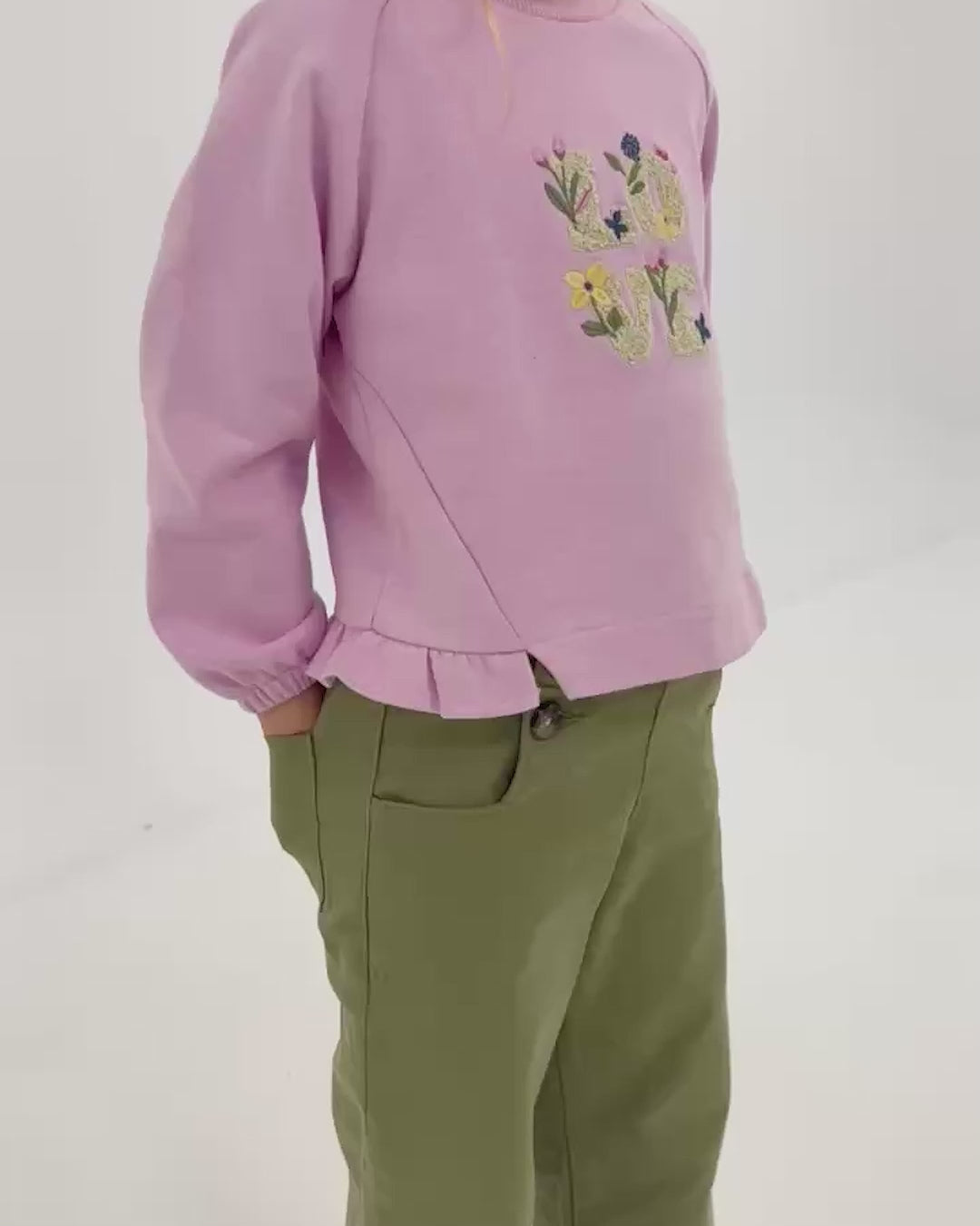 EMBROIDERED MAUVEA T-SHIRT